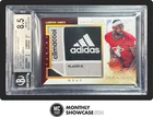 LEBRON JAMES BGS 2013-14 IMMACULATE CHRISTMAS DAY GAME-USED JUMBO TAG PATCH 2/2