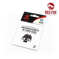Red Fox Studio RFSQS-48034 - 1/48 Messerschmitt Bf 109G-6 As (For Eduard Kit) -