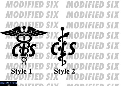 CLS Clinical Laboratory Scientist Decal Gift Sticker Reflective Holographic 55+
