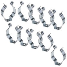 10er-Packs Tool Clips 6-54mm, offen, Federstahl Rohr-/Druck-/Federschellen