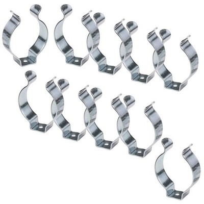 10er-Packs Tool Clips 6-54mm, offen, Federstahl Rohr-/Druck-/Federschellen