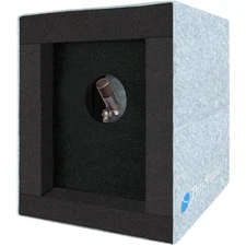 Enclosed Vocal Booth Portable Microphone Isolation Shield Foldable