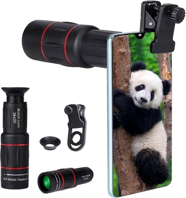 36X Long Focus Telephoto Phone Lens for iPhone and Android Zoom Cellphone Camera