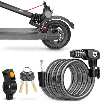 Scooter Lock Cable for Xiaomi Mijia M365 ES Series, Bicycle Combination Locks...
