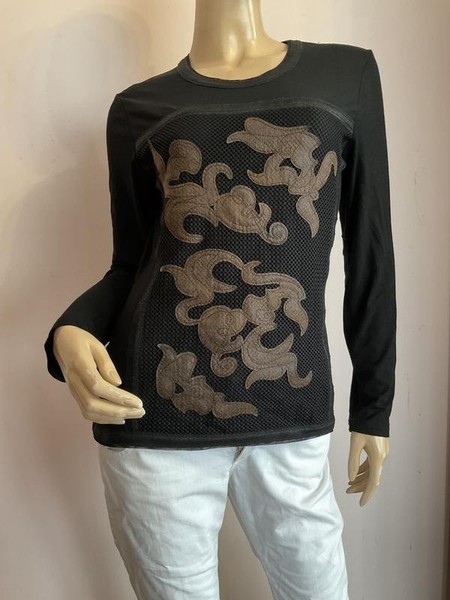 Women Gerry Weber Shirt Black Viscose 38 / M / 46