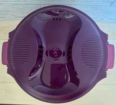 Tupperware Large Microwave Rice Cooker / STEAMER Purple Large 3L or 12 cup NEW