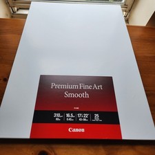 14 sheets - Canon Photo Paper Premium fine art smooth 17x22" - FA-SM2