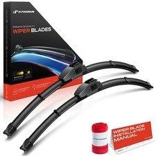 A-Premium 2x 22" & 20" Windshield Wiper Blades Front for BMW E46 320i 325i 330i