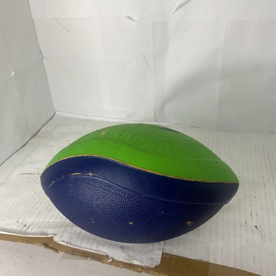 Rare Vintage Nerf Turbo Football 1996 Green & Blue As Pictured - Image 4 of 4