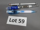 Vntg 25 misc Pens and Pencils and 4 sharpeners Light-up,Golf,Ski,Pig, ect Lot 63 — photo 6
