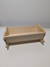 Plain Wooden Cradle 22cm Perfect for Decoupage and other Art and Craft Projects