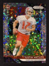 2018 Panini Prizm #273 Justin Watson Prizm Disco No Huddle Rookie