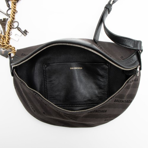 DAMAGED - Balenciaga Logo Canvas Souvenir XS Bag thumbnail 5