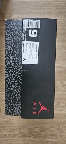 Nike Air Jordan 3 Retro Black Crimson 2013 Release Size U.K 8 - Picture 4 of 5