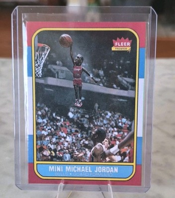 Mini Michael Jordan Chicago Bulls NBA Basketball Custom Card  