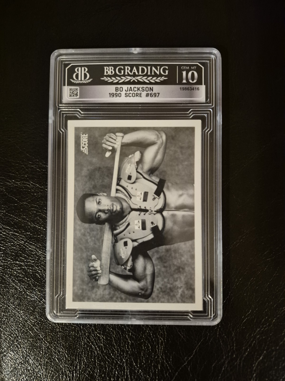 🔥🔥 1990 SCORE #697 BO JACKSON BB  Gem Mint 10 🔥🔥