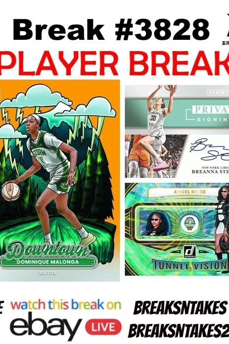 Break #3828: 2026 Panini Donruss WNBA Hobby CASE (12 BOX) Player Break