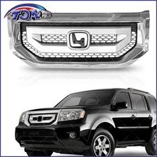  Front Bumper Upper Grill Grille Assembly For 2009-2011 Honda Pilot
