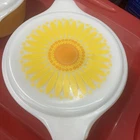 Vintage Pyrex Orange Daisy Casserole Dish With Lid C2