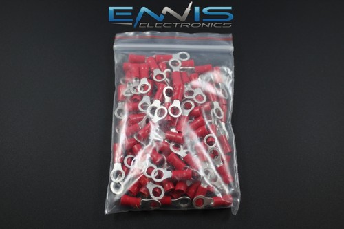 ANILLO VINILO CALIBRE 18-22 # 10 CONECTOR 25 PK TERMINAL CRIMPADO ROJO AWG COCHE SUV - Imagen 2 de 4