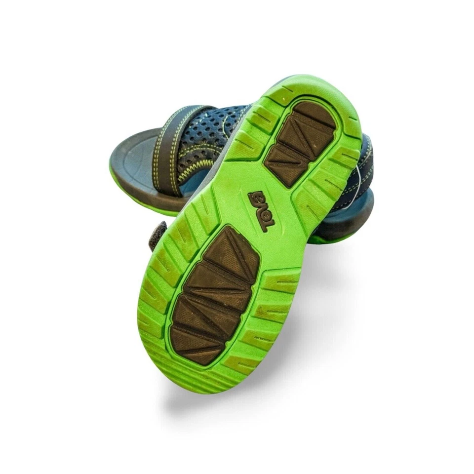 Sandalias de agua Teva azul verde Psyclone XLT niño pequeño talla 9 Foto 4 de 4