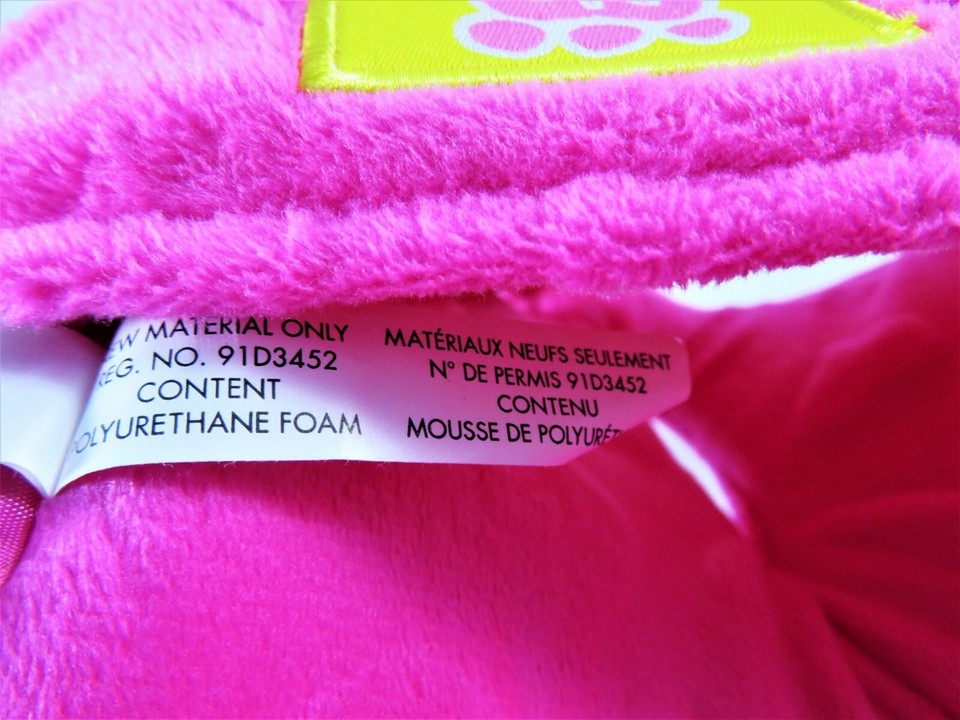 build-a-bear-child-backpack-toy-pet-carrier-pink-soft-plush-adjustable