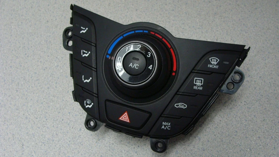 2012-2017 Hyundai Veloster Heater Temperature Climate Control Manual Dull 13 14 - Image 3 of 4