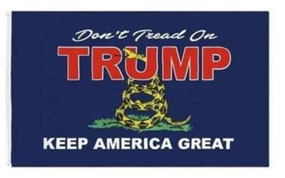 3x5 Dont Tread On Me Trump 2024 Bandiera 2° Emendamento Pistole Protette God Guts Bandiere - Foto 6