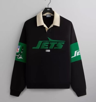 Kith & '47 NFL New York Jets Nelson Collared Pullover Rugby