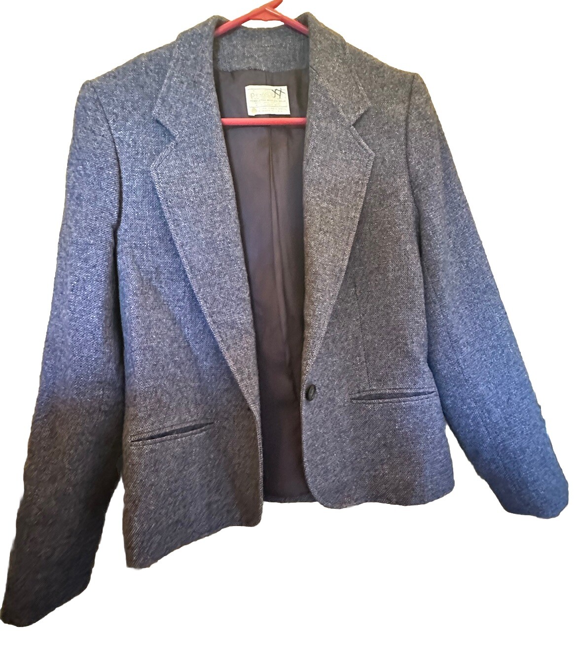 Pendleton Size 10 Purple  One-Button Pockets Long… - image 1