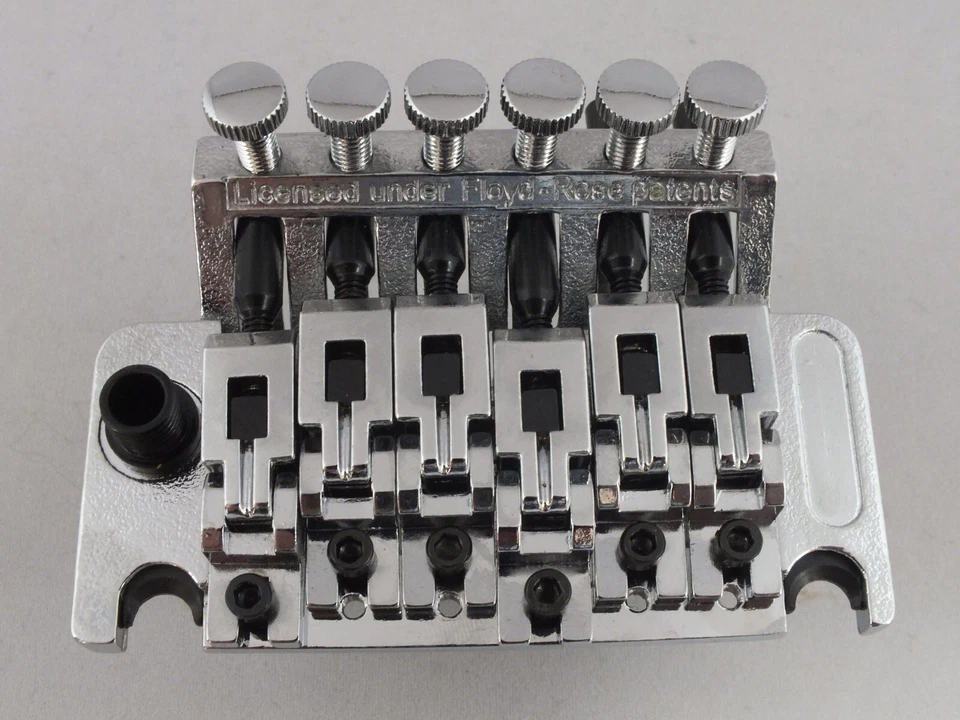 Sous Licence Floyd Rose Pont Chrome Avec 42mm Sillet,Trémolo Bras,Vis & Ressort - Photo 4/4