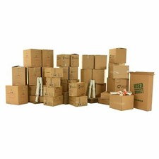 UsedCardboardBoxes - 8 Bedroom Moving Kit - 144 Total Boxes
