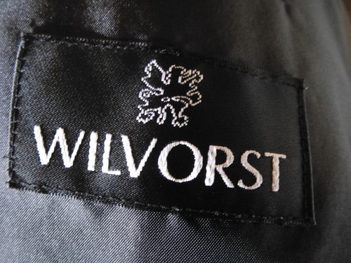 mens WILVORST DARK CHOCOLATE BROWN FULL LENGTH FORMAL JACKET UK SIZE 40"R CHEST - Picture 8 of 9