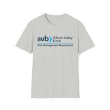 Silicon Valley Bank Risk Management Department Crewneck T-Shirt, SVB TShirt