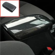Carbon fiber look Central armrest storage box Cover For Corolla Cross 2022 2023