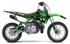 FMF Exhaust Graphics fit KLX 110 10-24 Graphic Kit Sticker KLX110 Green