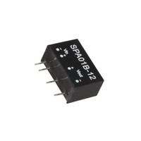 SPA01B-12 Wandler: Dc/Dc 1W Ueing: 18-36V 12VDC Iausg: 8-83Ma SIP6 3G Mean Well