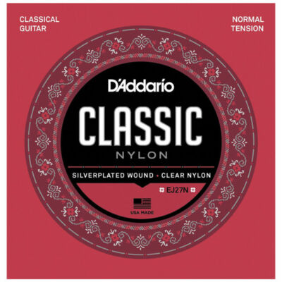 D'Addario EJ27N 3/4 CLR Silver Norm 3/4 Acoustic Guitar Strings