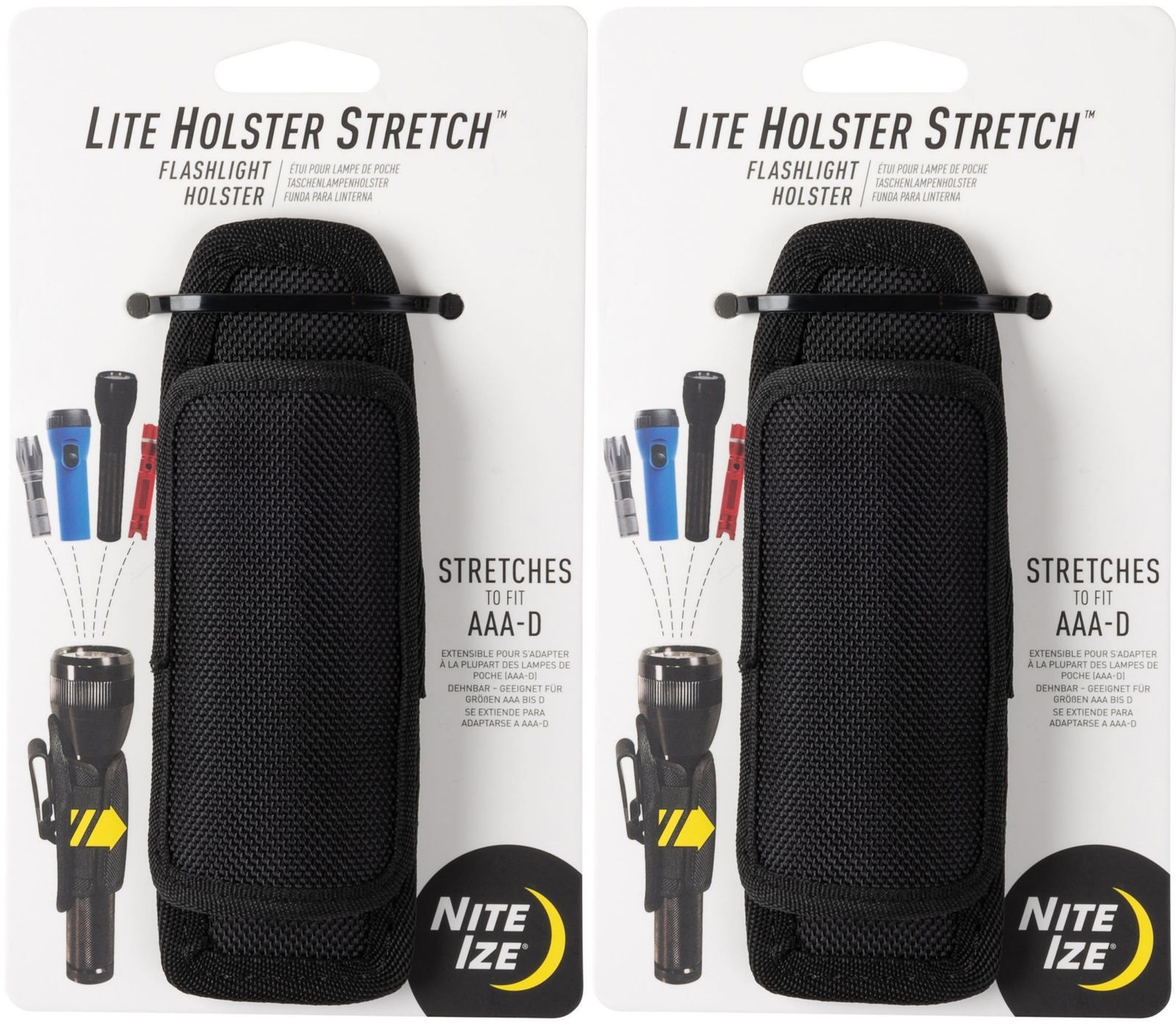 Nite Ize Lite Holster Stretch Flashlight Holster (2-Pack)