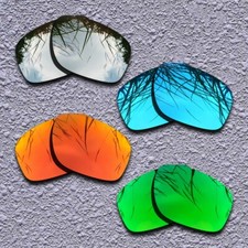 Silver Blue Red Green Replacement Lenses For-Oakley Sliver XL OO9341 Polarized