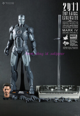 Perfect Hot Toys Mms153 1/6 Iron Man 2 Mark Iv 2011 Toy Falas