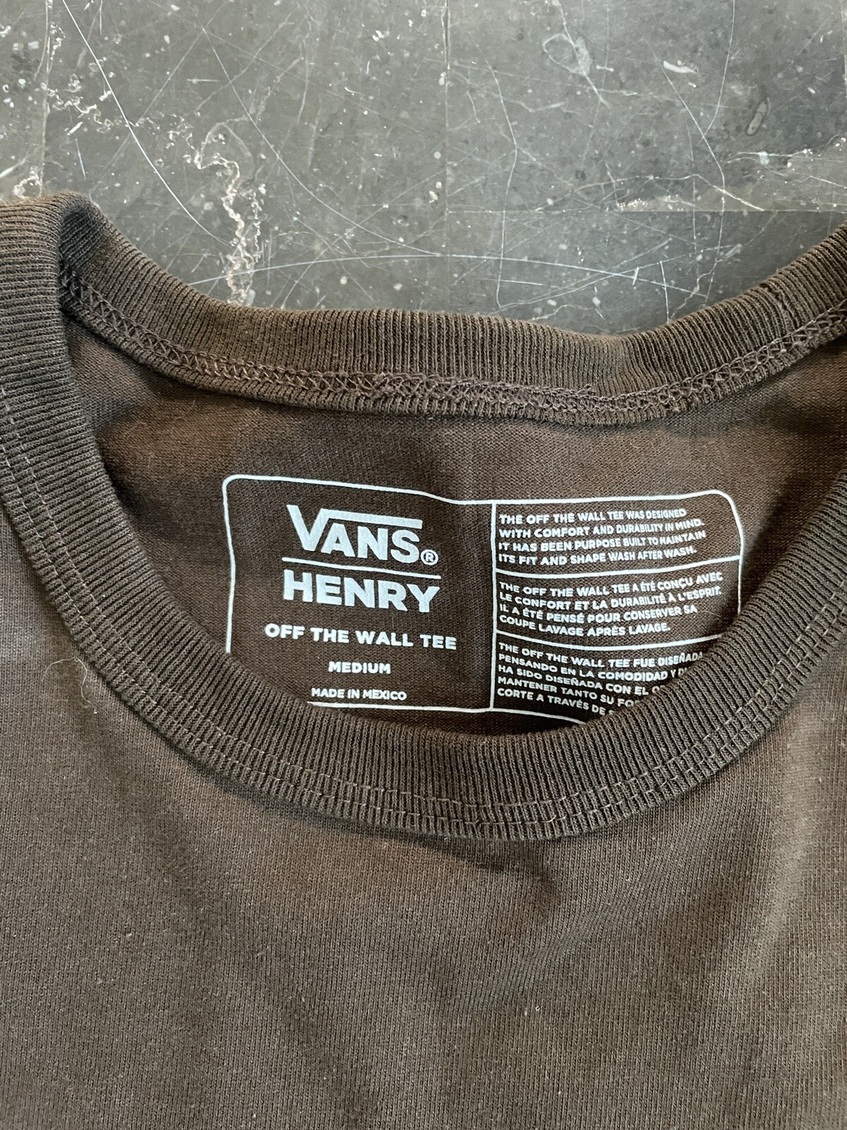 Vans Off The Wall High&Dry Mens Blue T-Shirt