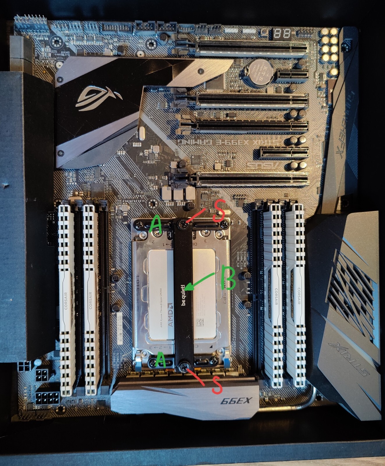 RYZEN THREADRIPPER 2920X ROG STRIX X399E GAMING 32GB RAM 500GB M.2