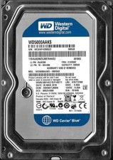 Western Digital WD5000AAKS-08V0A0 500GB Sata Hard Drive DCM: HBRNHTJMBN