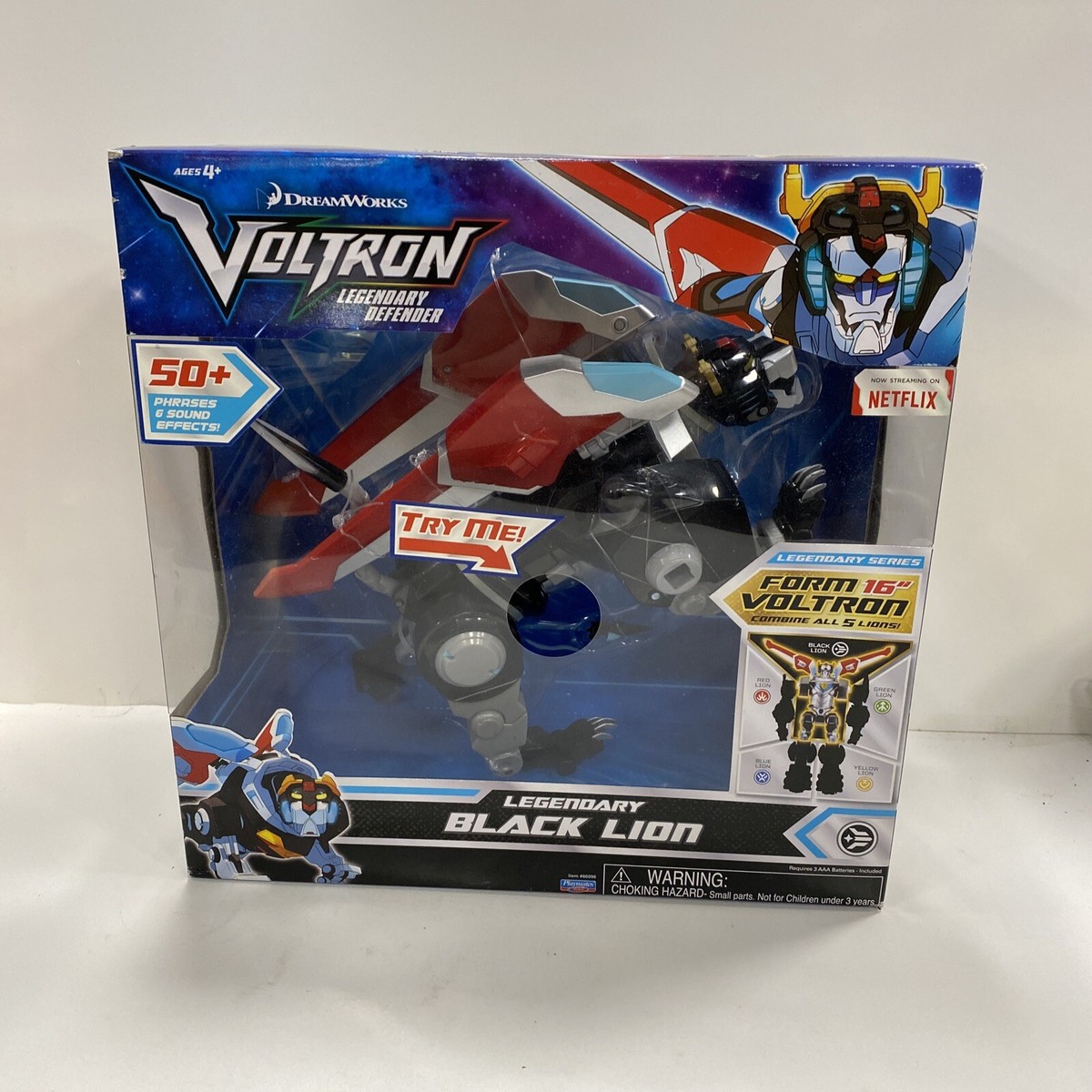 Voltron Legendary Defender Black Lion Deluxe Combinable Action Figure