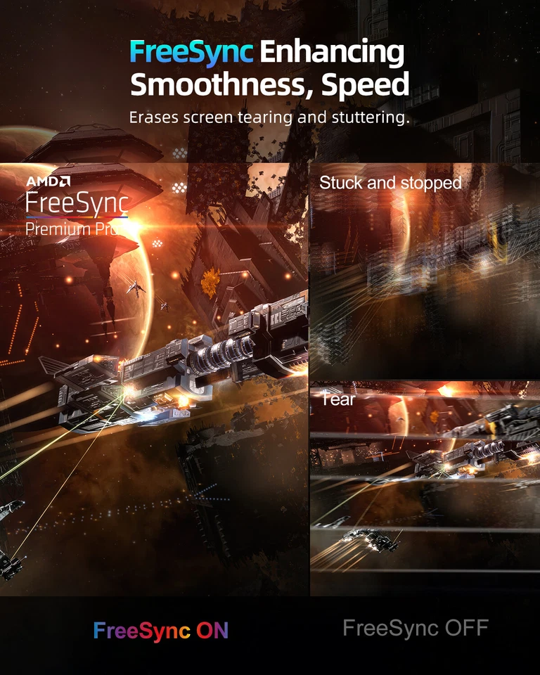 UPERFECT 2K Portable Monitor 18" 2560x1600 120Hz Gaming Monitor Laptop Monitor - Image 4 of 4