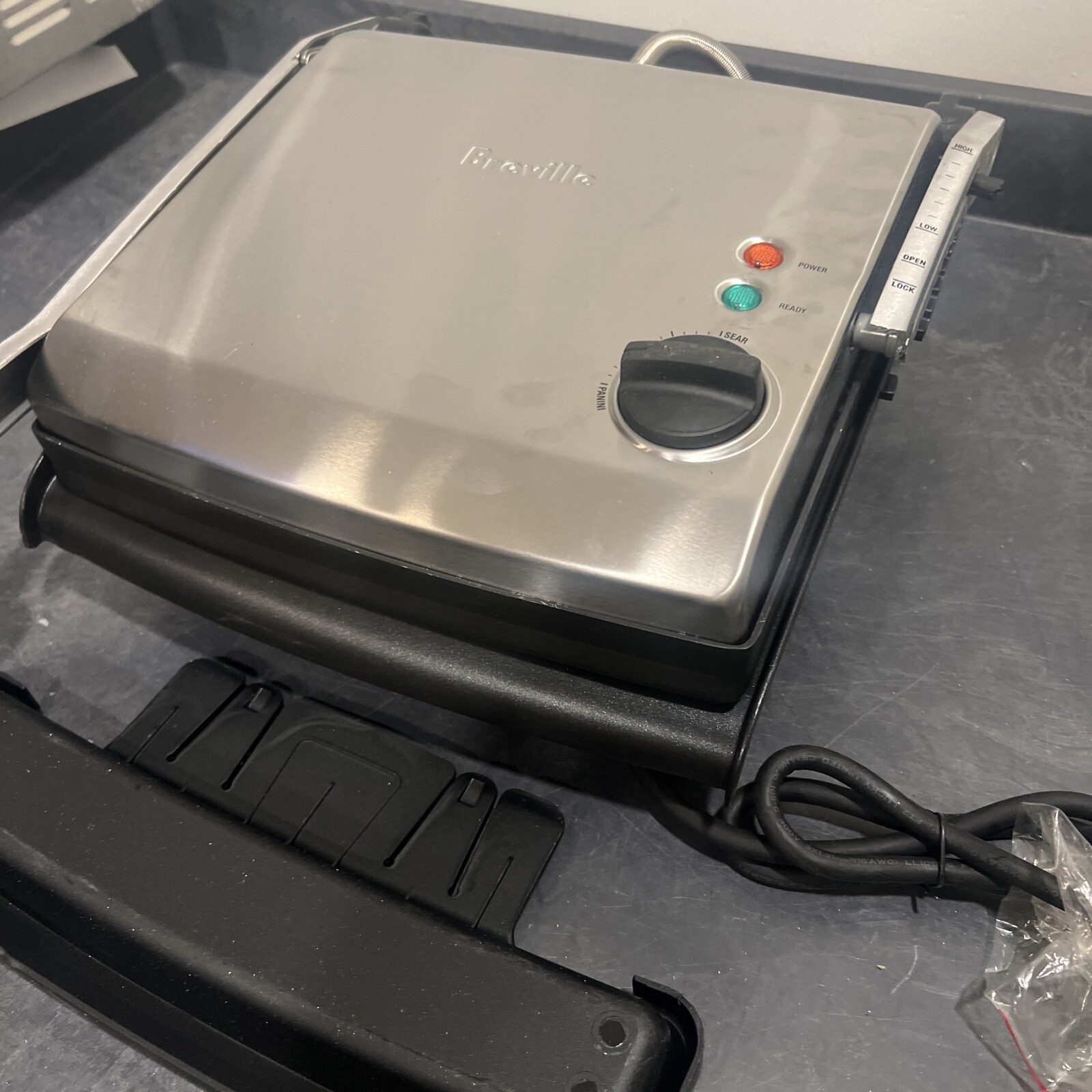 Breville Panini Press Grill Sandwich Maker BGR200XL Stainless Steel