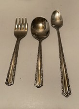 Oneida Cherie Toddler Fork Spoon Baby Spoon