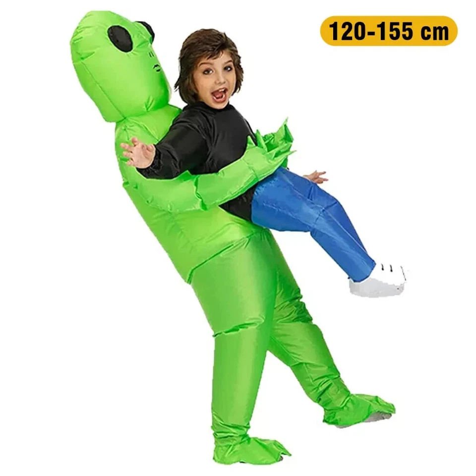 MARKENLOS Kinder Aufblasbares Kostüm Alien Kostüm Aufblasbare Halloween Kostüme Erwachsene