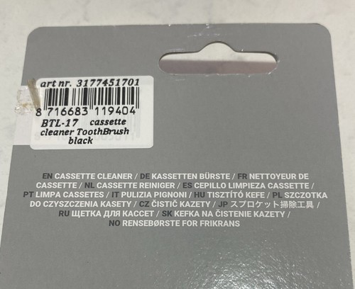 Neu BBB CYCLING BTL-17 Zahnbürste Zahnrad Reinigungsbürste Fahrrad Reinigungswerkzeug Kassette - Bild 8 von 8
